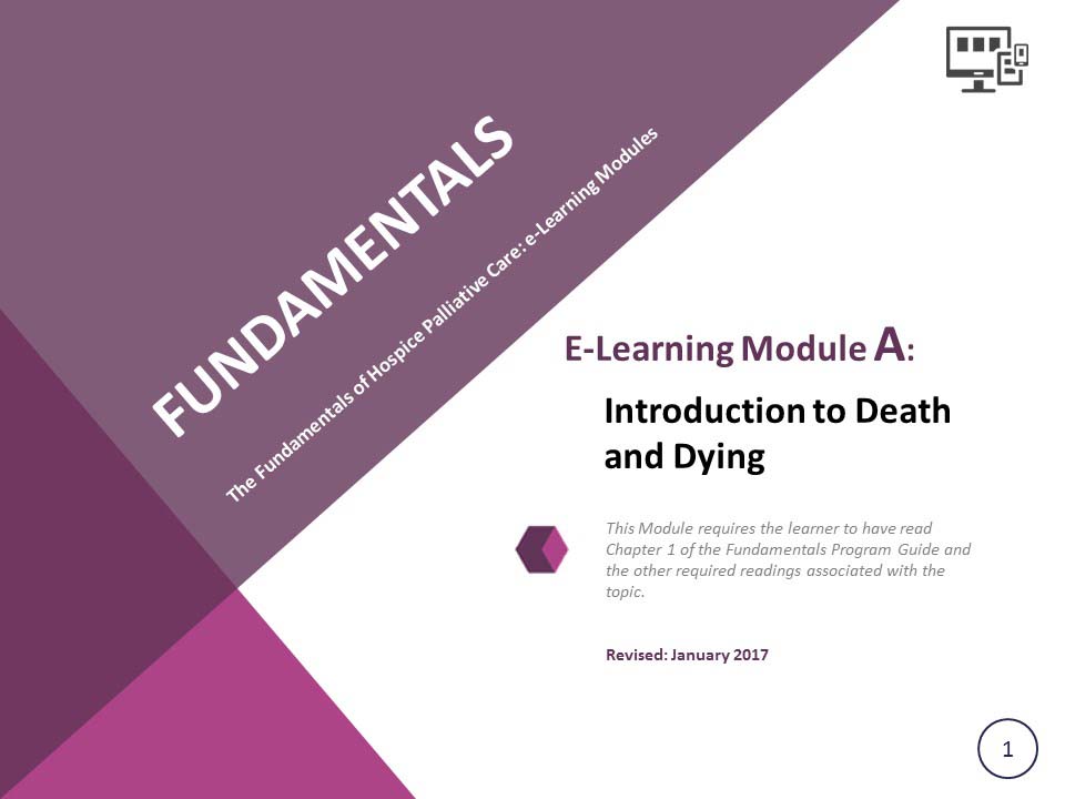 fundamentals e-Learning Module A