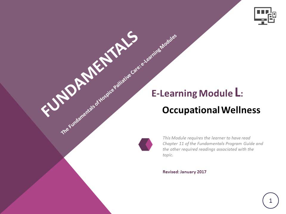 fundamentals e-Learning Module L